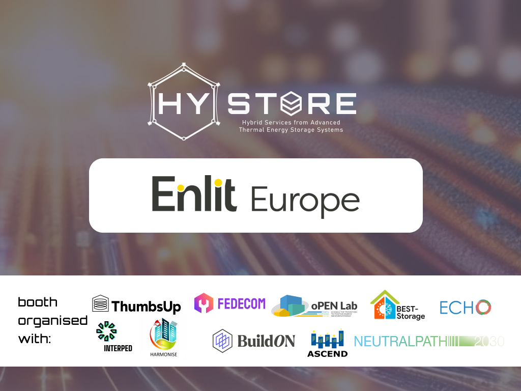 HYSTORE Project to showcase innovative Thermal Energy Storage Solutions at ENLIT Europe 2025
